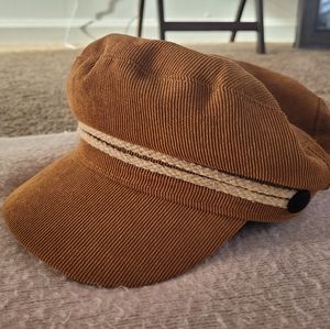 Forever 21 brown cabbie hat